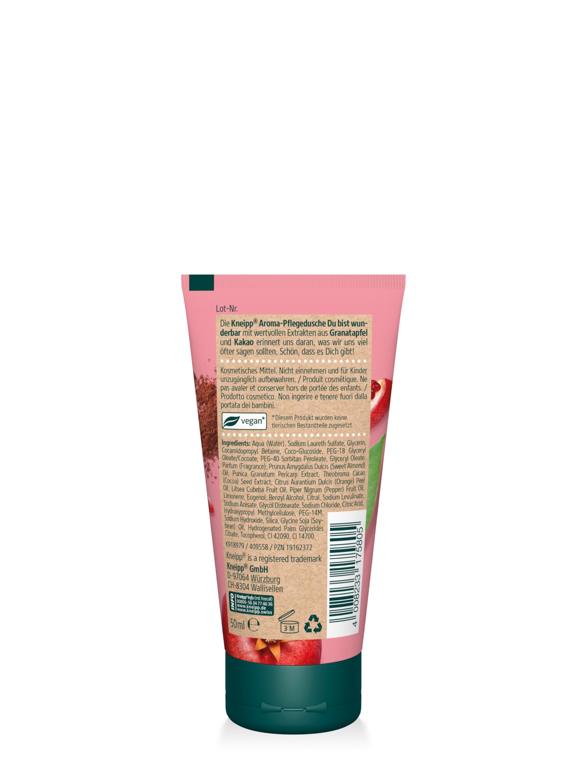 kneipp-aroma-pflegedusche-du-bist-wunderbar-50-ml-reisegr-e-duschgel-mit-granata image 2