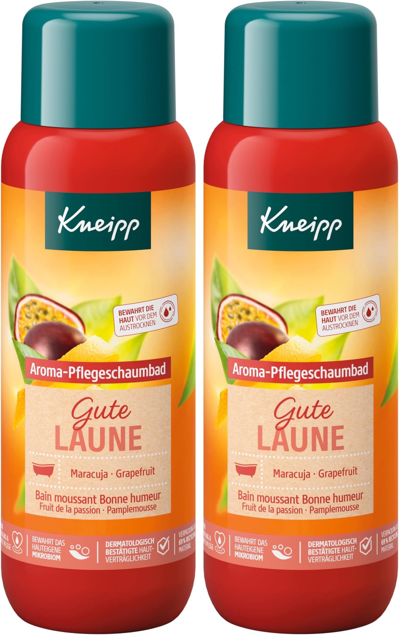 kneipp-aroma-pflegeschaumbad-gute-laune-400-ml-mit-maracuja-grapefruit image 6