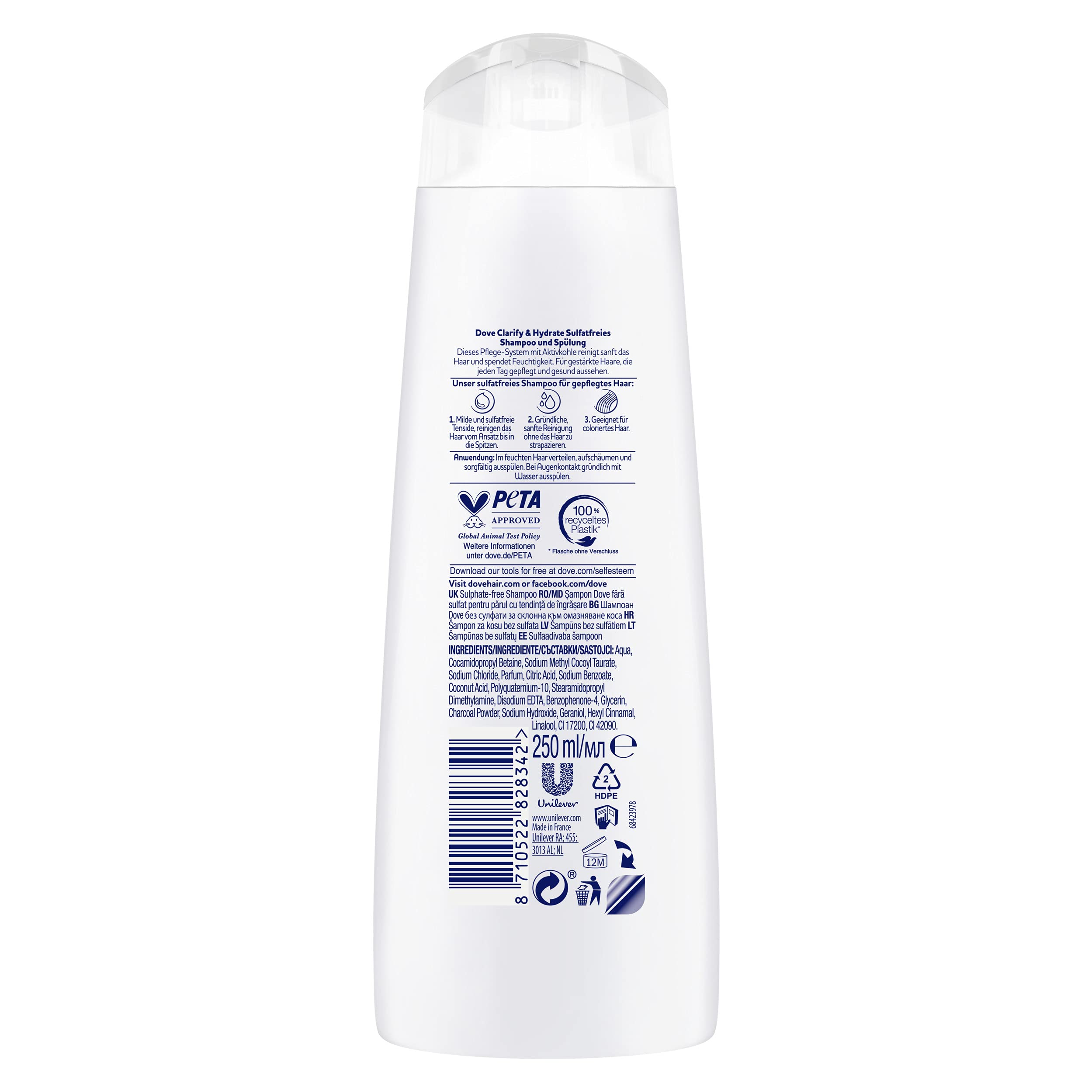dove-clarify-hydrate-shampoo-sulfatfreies-haarshampoo-mit-aktivkohle-f-r-schnell image 3