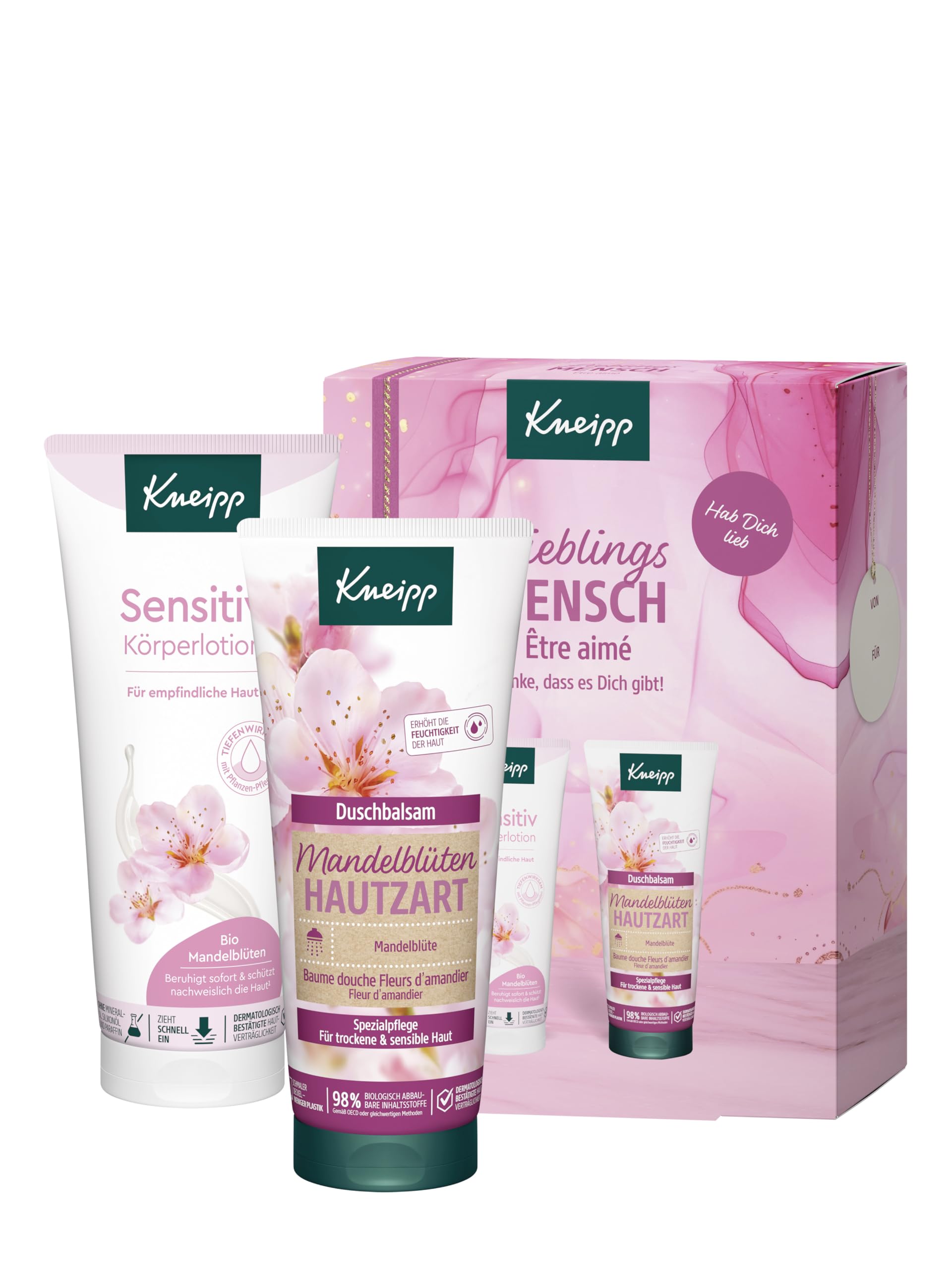 kneipp-geschenkset-lieblingsmensch-mandelbl-ten-hautzart-2-x-200-ml-bodylotion-d image 2