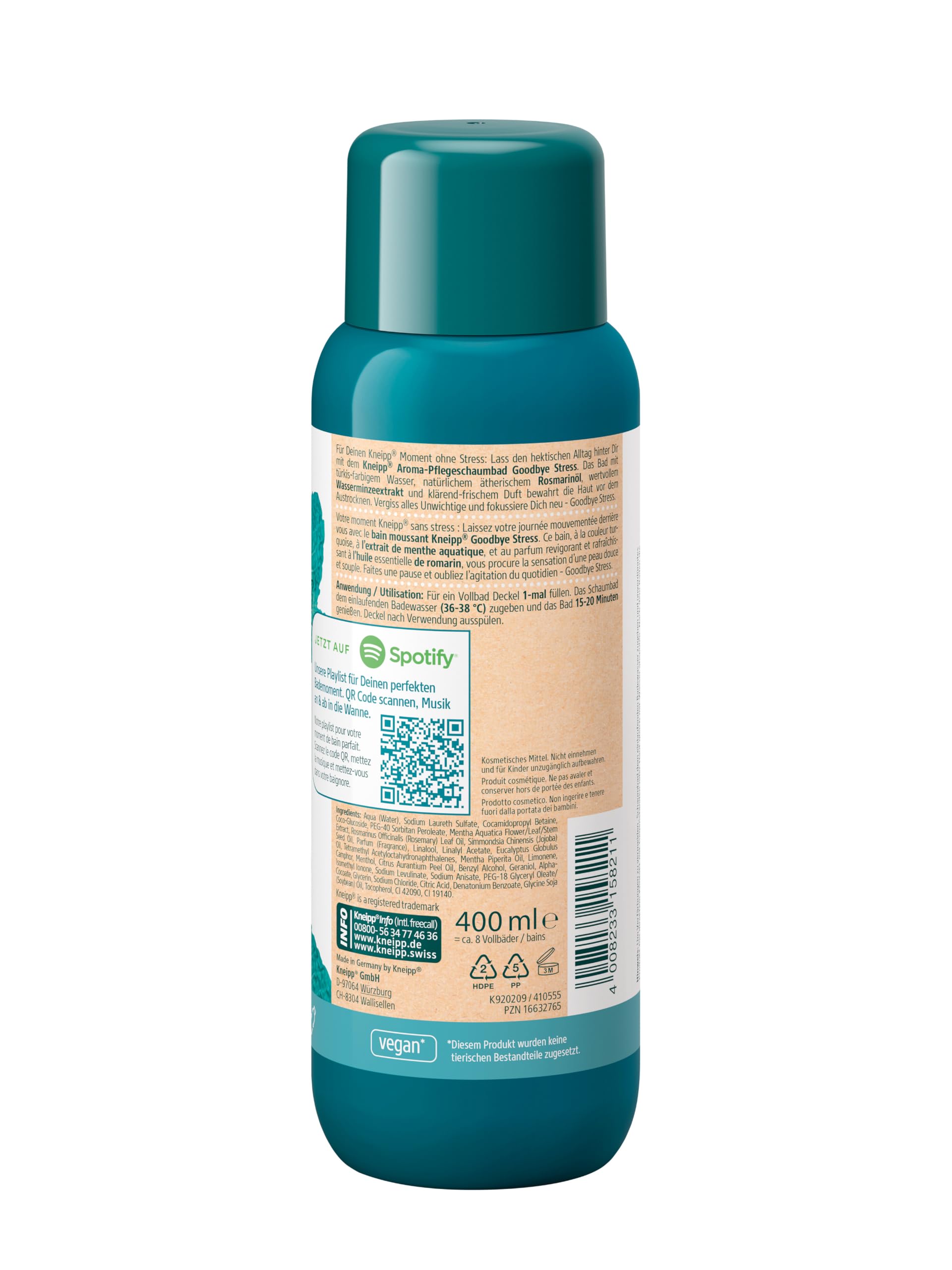 kneipp-aroma-pflegeschaumbad-goodbye-stress-400-ml-schaumbad-mit-therischem-rosm image 2