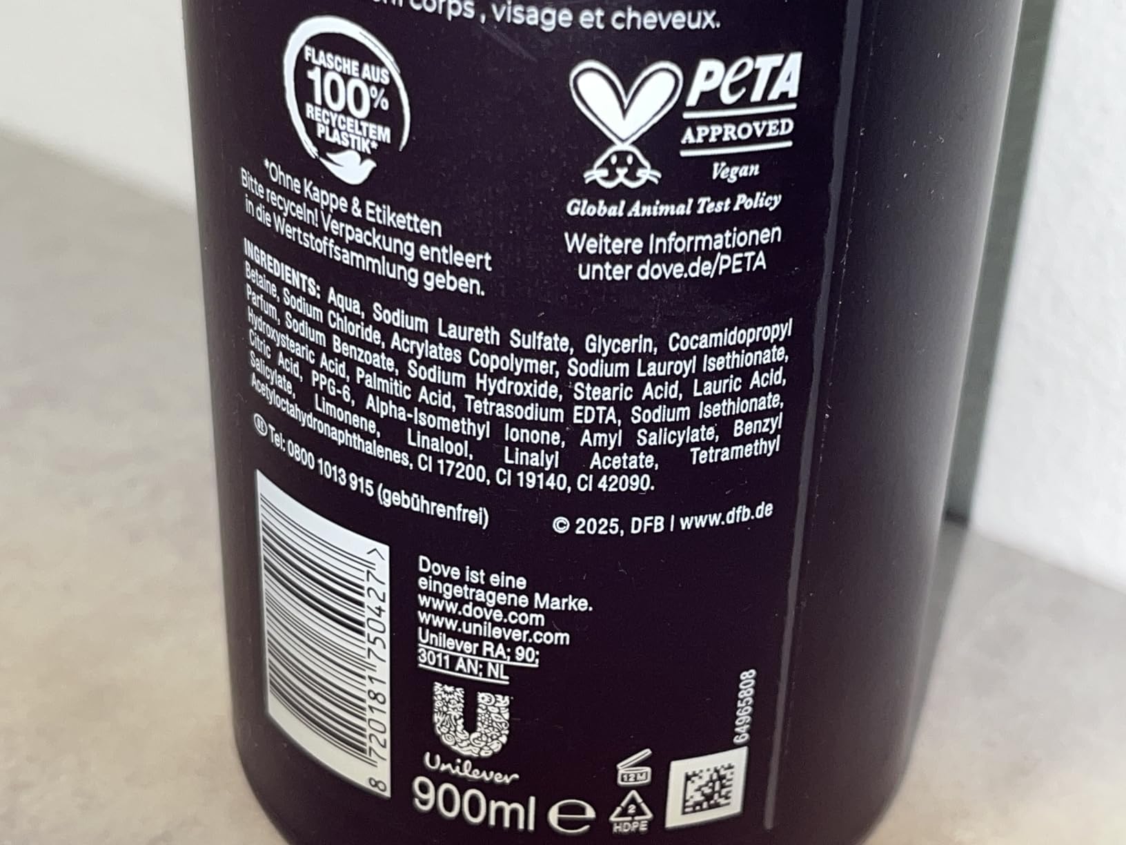 Gute Qualität, große Flasche