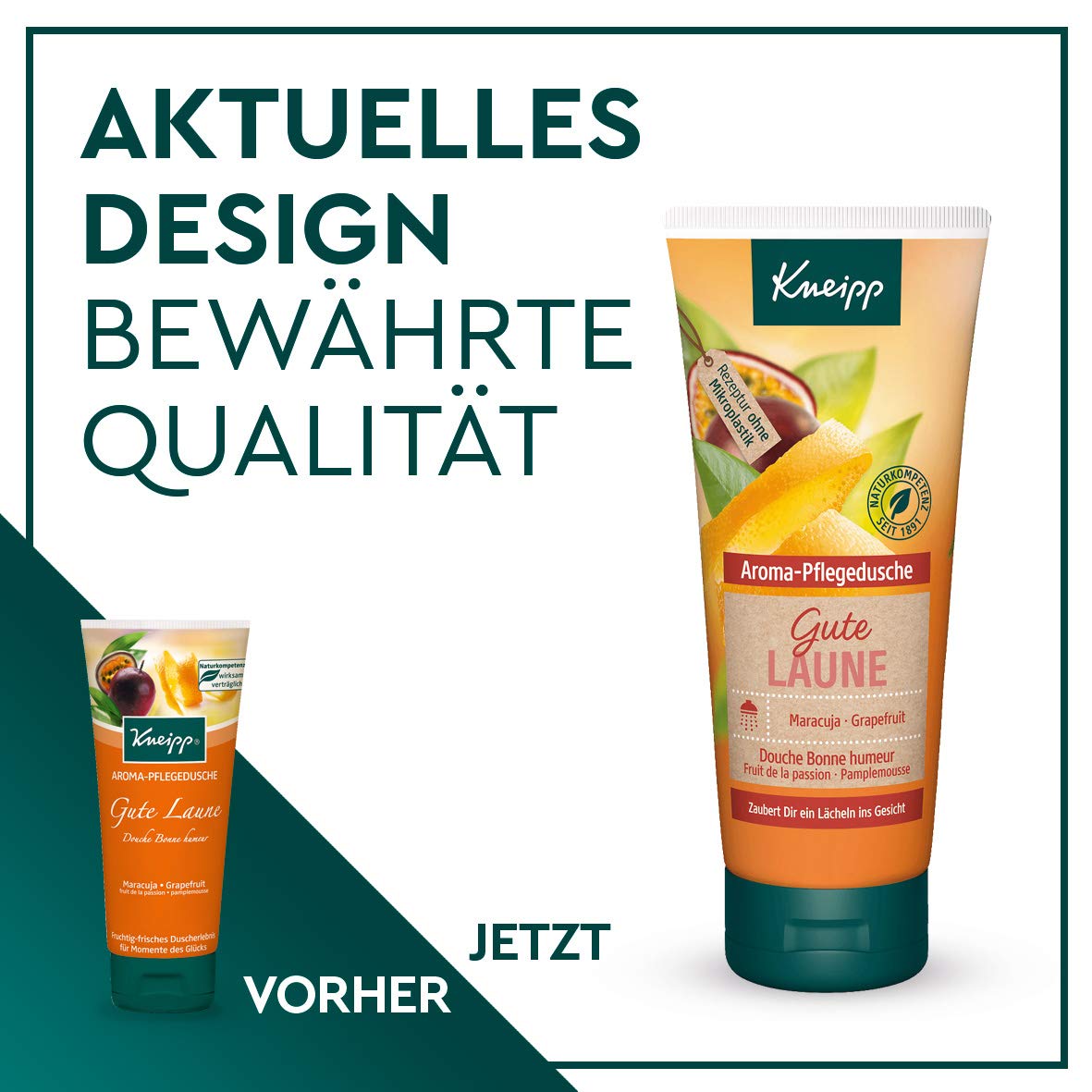 kneipp-aroma-pflegedusche-gute-laune-200-ml-duschgel-mit-maracuja-grapefruit image 2