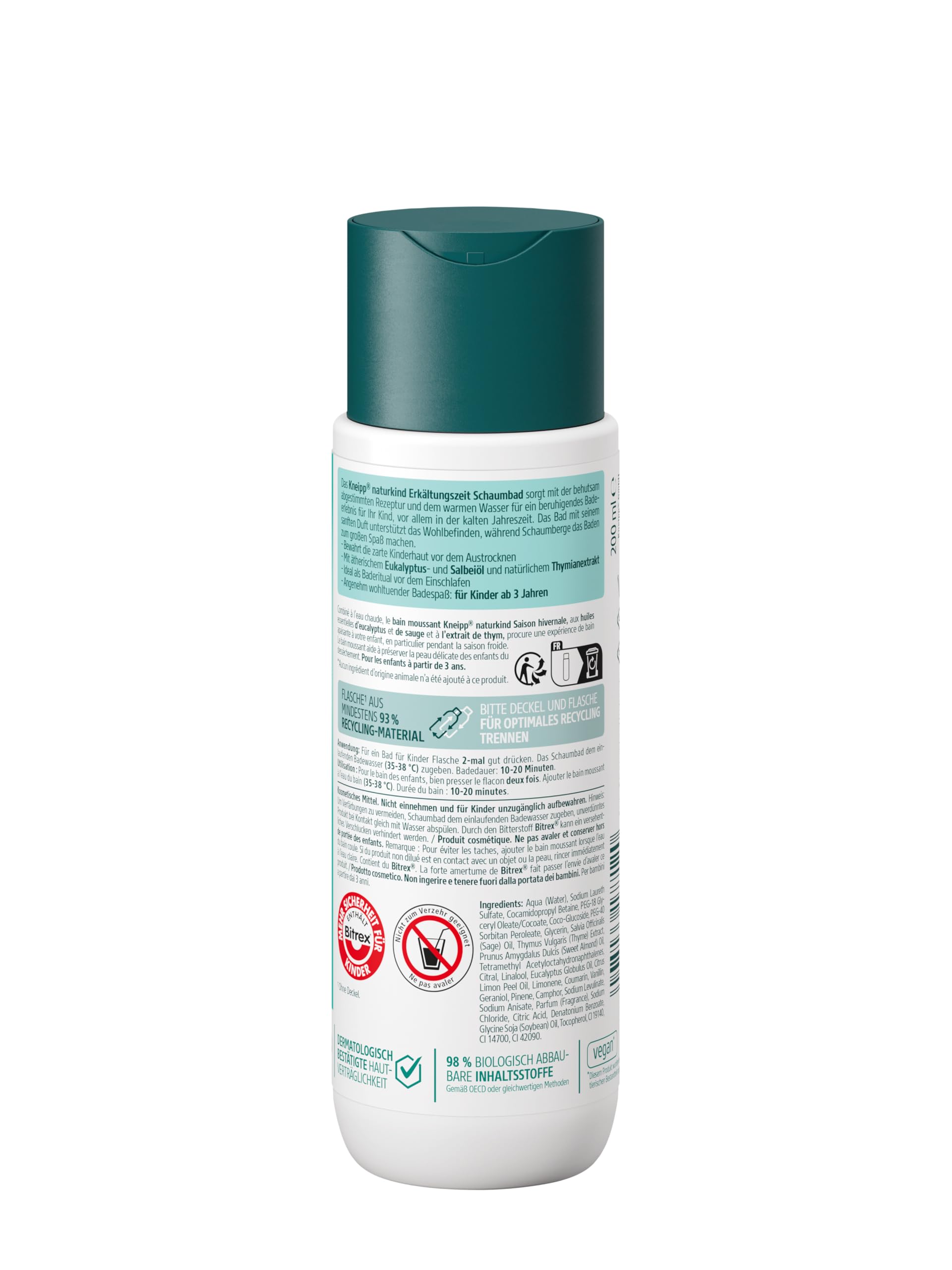 kneipp-naturkind-erk-ltungszeit-schaumbad-thymian-salbei-eukalyptus-f-r-kinder-2 image 2