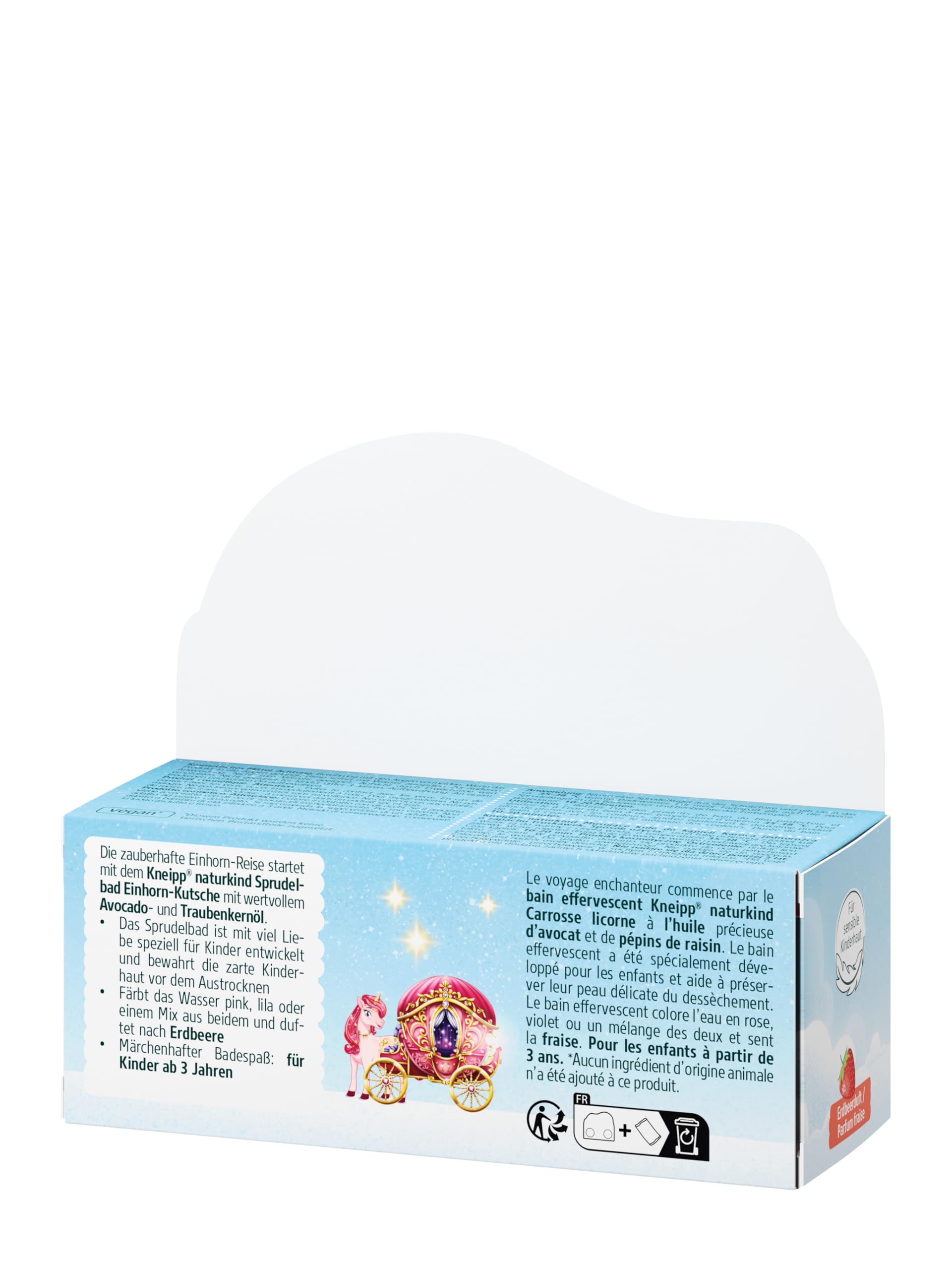 kneipp-naturkind-einhorn-kutsche-kinder-sprudelbad-badekugeln-set-8-x-100-g image 3