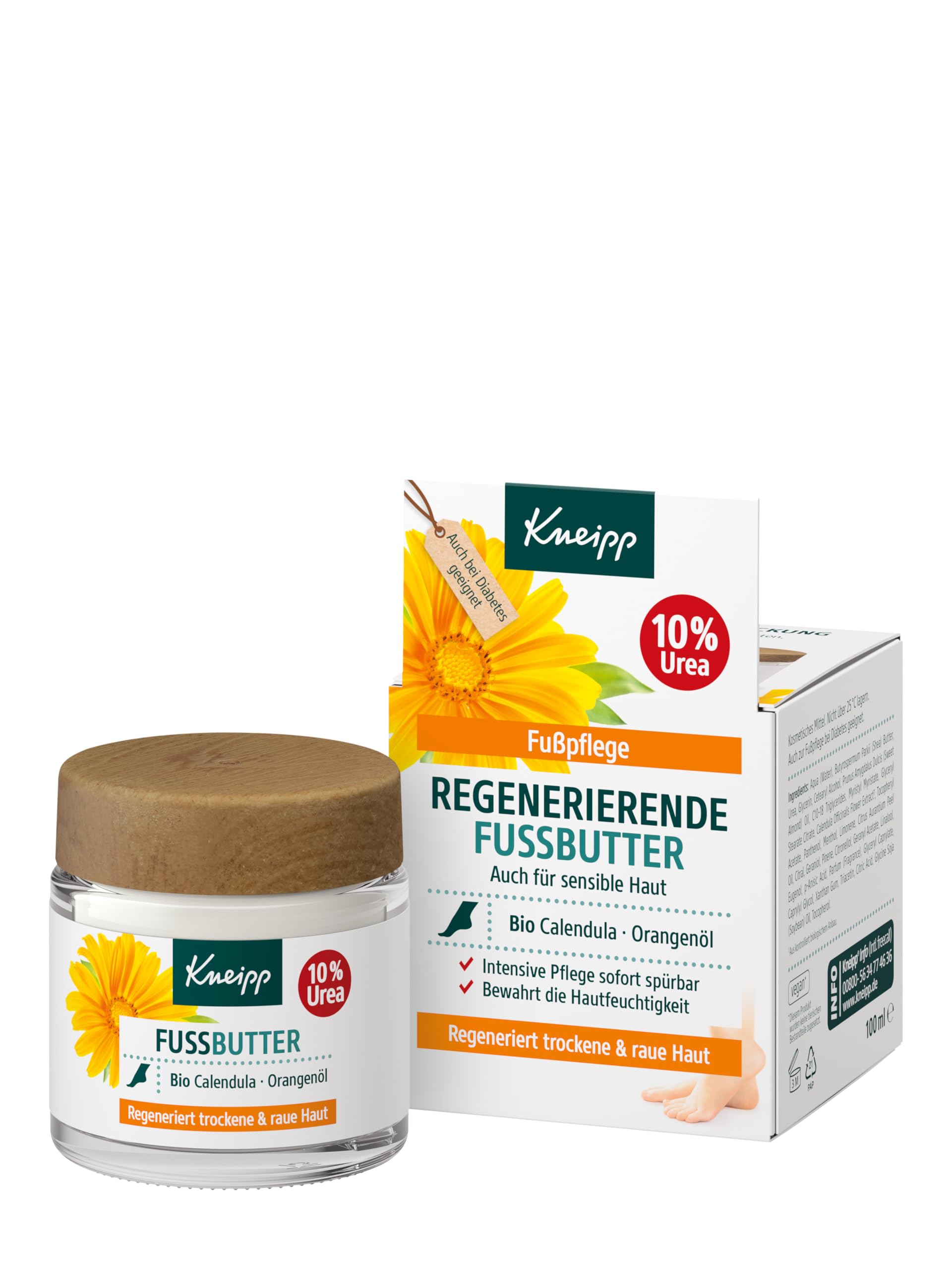 kneipp-regenerierende-fussbutter-100-ml-fu-creme-mit-10-urea-bio-calendula-und-o image 1