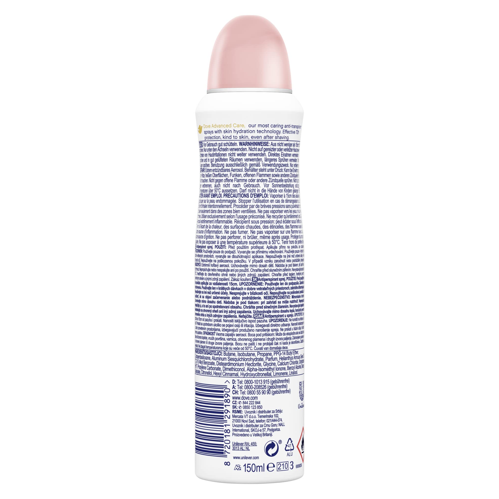 dove-advanced-care-anti-transpirant-deo-spray-summer-care-limited-edition-150-ml image 8