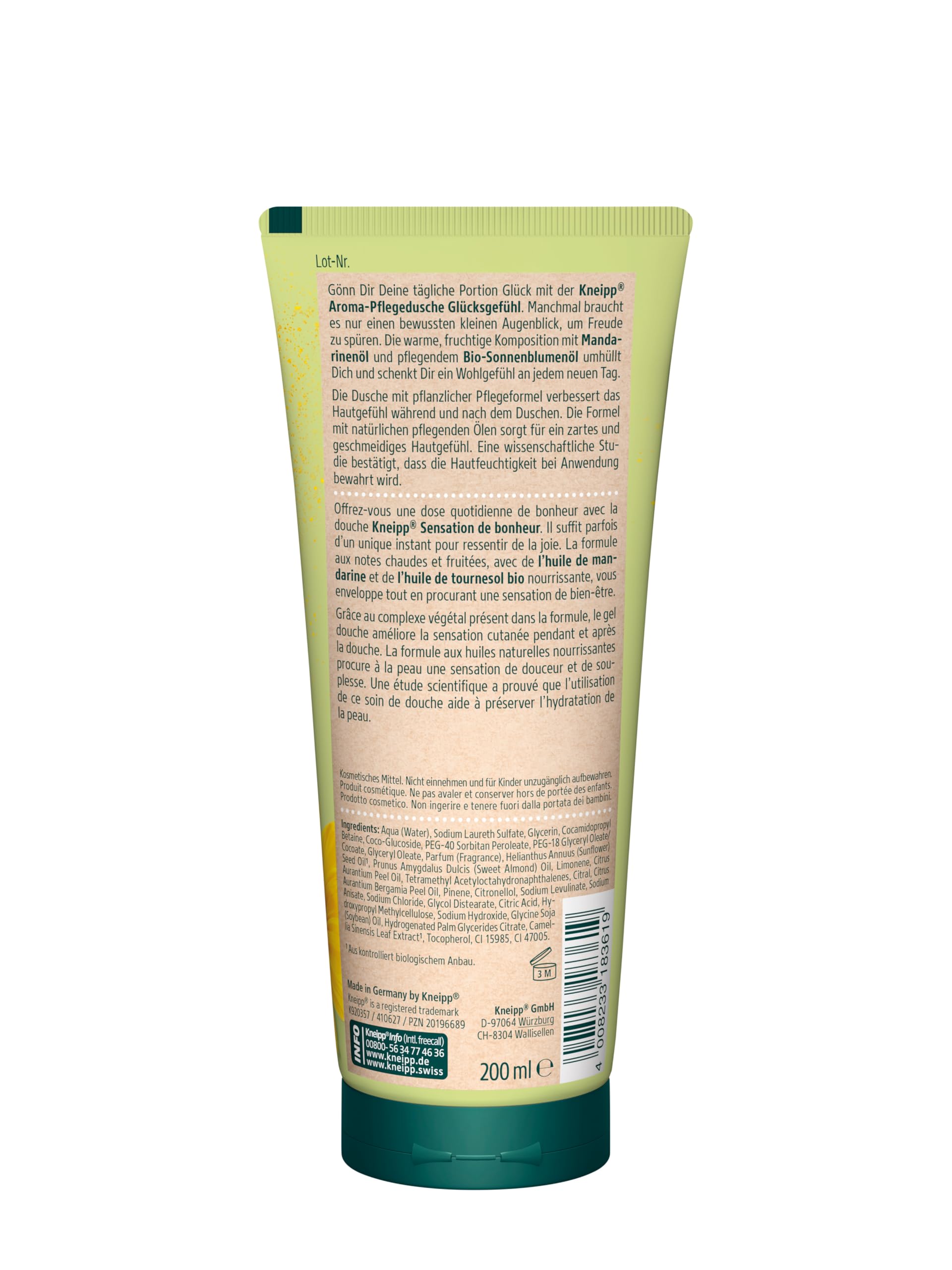 kneipp-aroma-pflegedusche-gl-cksgef-hl-mandarine-bio-sonnenblume-pflegendes-dusc image 2
