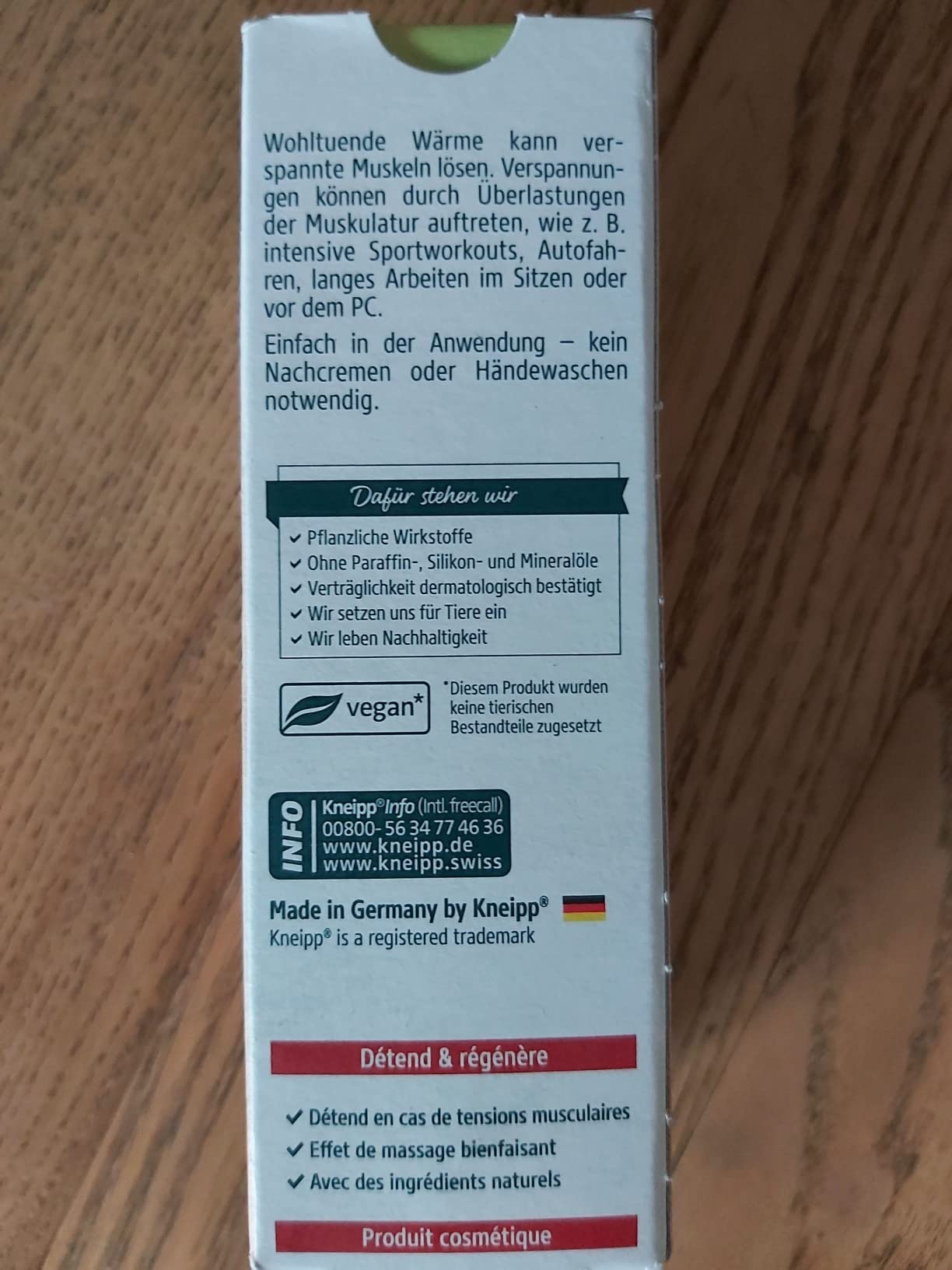 Hat auf meiner Haut gereizt