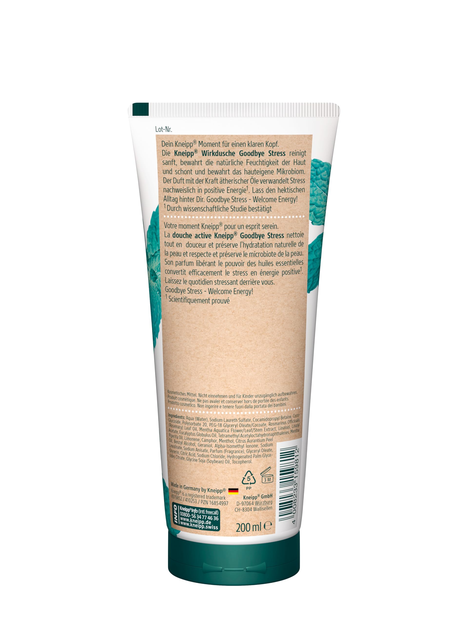 kneipp-wirkdusche-goodbye-stress-rosmarin-wasserminze-multipack-6-x-200-ml-dusch image 3