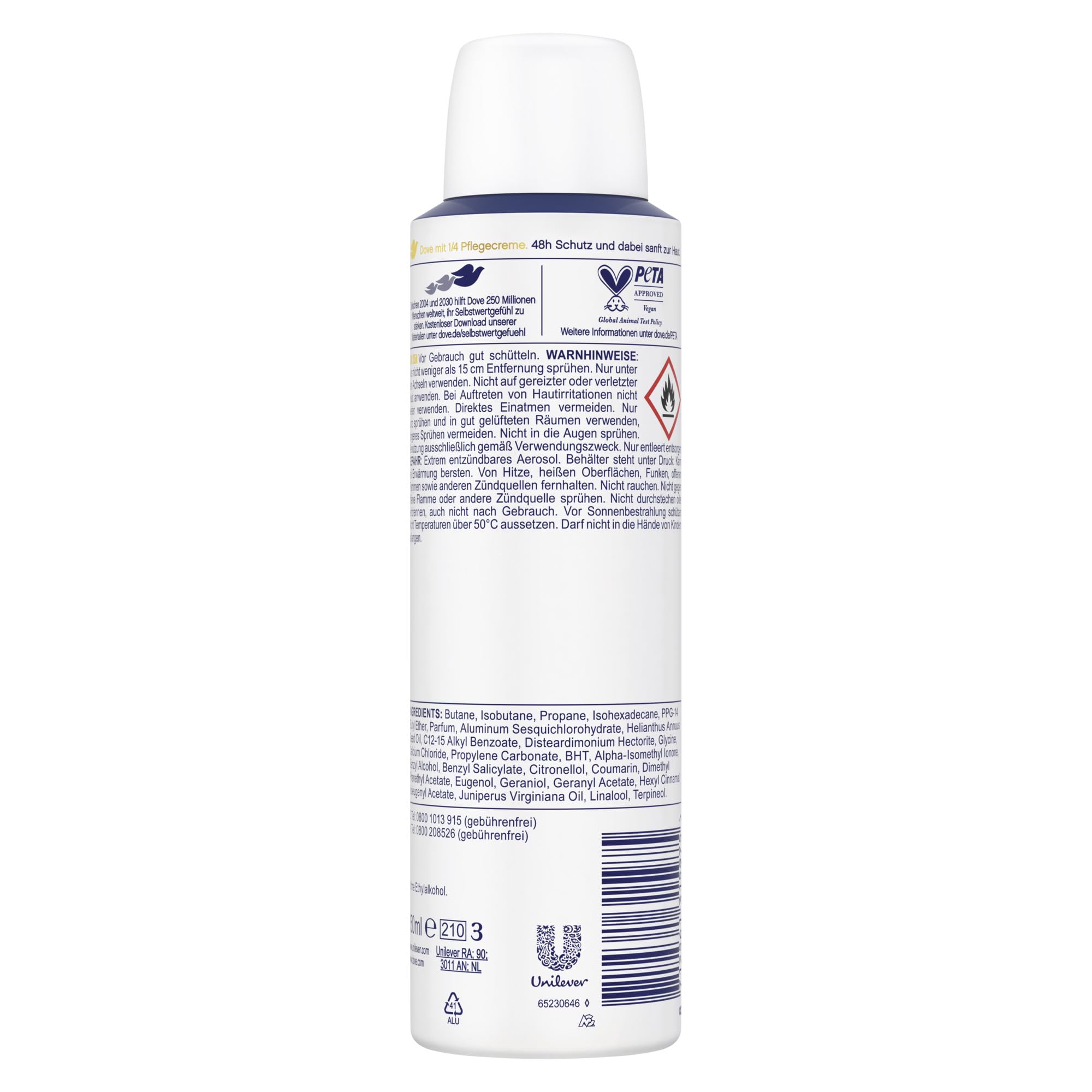 dove-deo-spray-original-anti-transpirant-mit-48h-schutz-pflegecreme-150-ml image 3