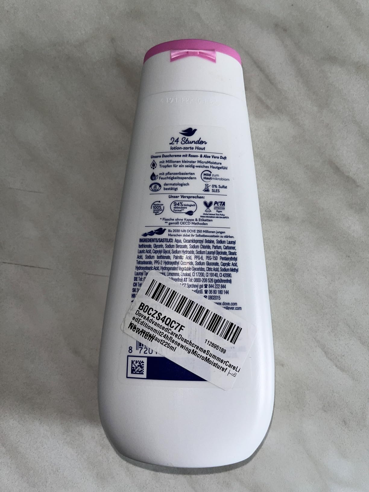 Wie Bodylotion in der Dusche