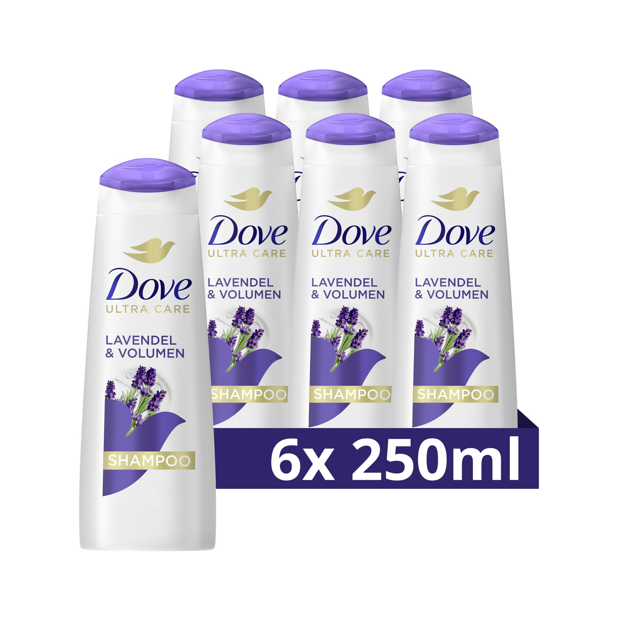 dove-ultra-care-shampoo-lavendel-volumen-6er-pack-6-x-250-ml-f-r-feines-haar image 1