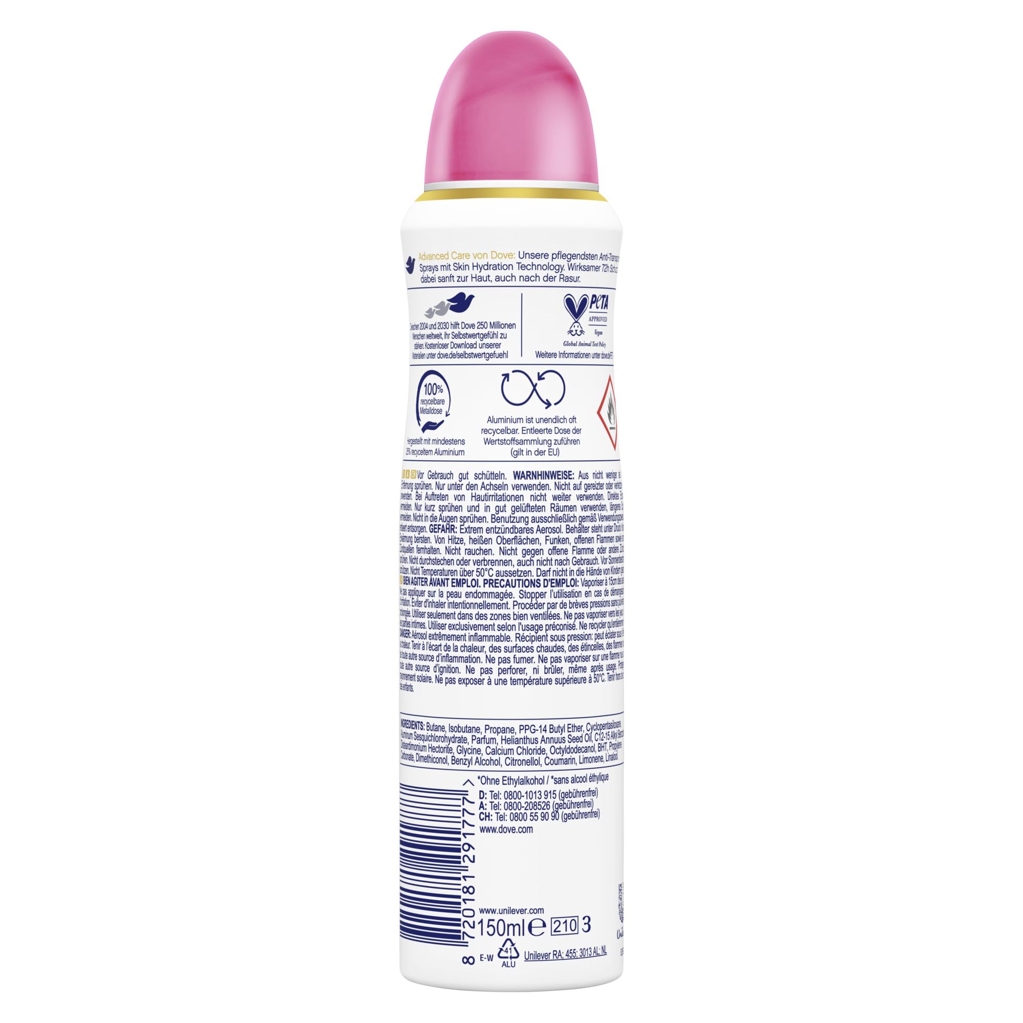 dove-advanced-care-anti-transpirant-deo-spray-go-fresh-granatapfel-zitronenverbe image 2