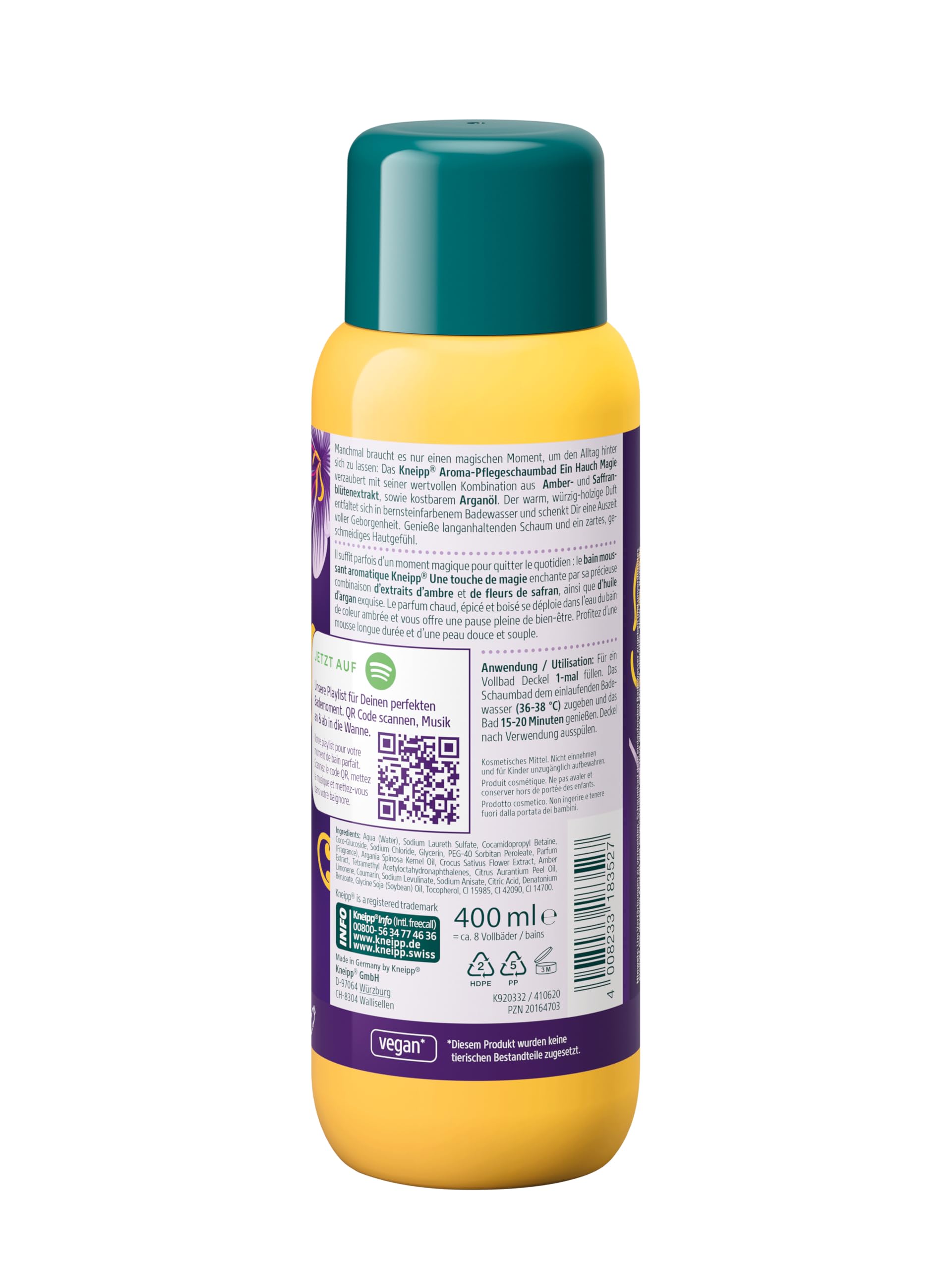kneipp-ein-hauch-von-magie-aroma-pflegeschaumbad-mit-amber-safranbl-tenextrakt-u image 2