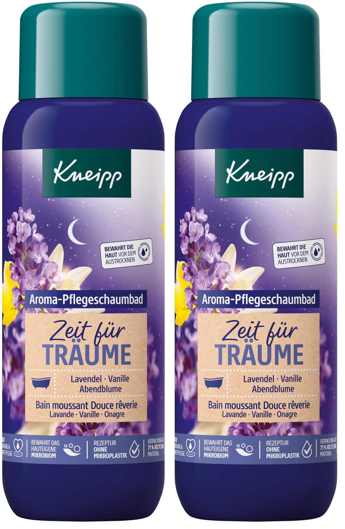 kneipp-aroma-pflegeschaumbad-zeit-f-r-tr-ume-400-ml-lavendel-vanille-badezusatz image 2