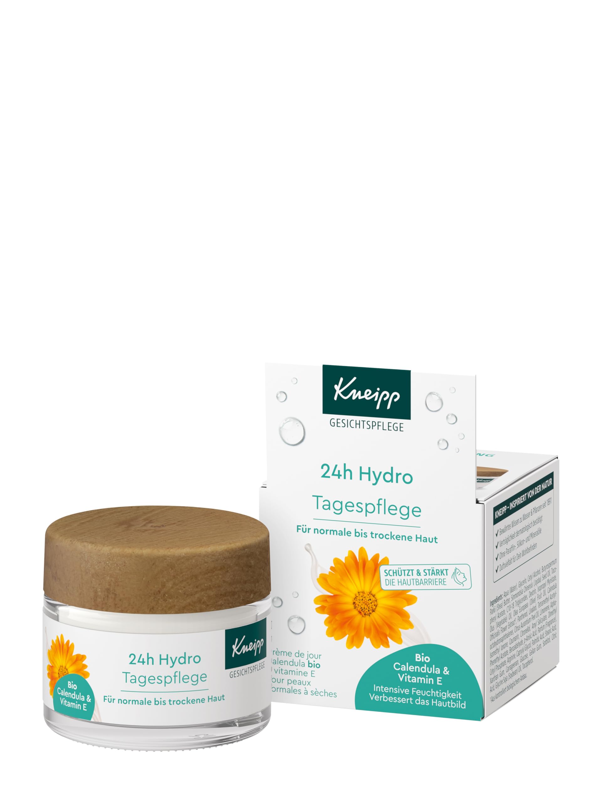 kneipp-24h-hydro-tagespflege-tagescreme-mit-bio-calendula-vitamin-e-f-r-normale- image 1