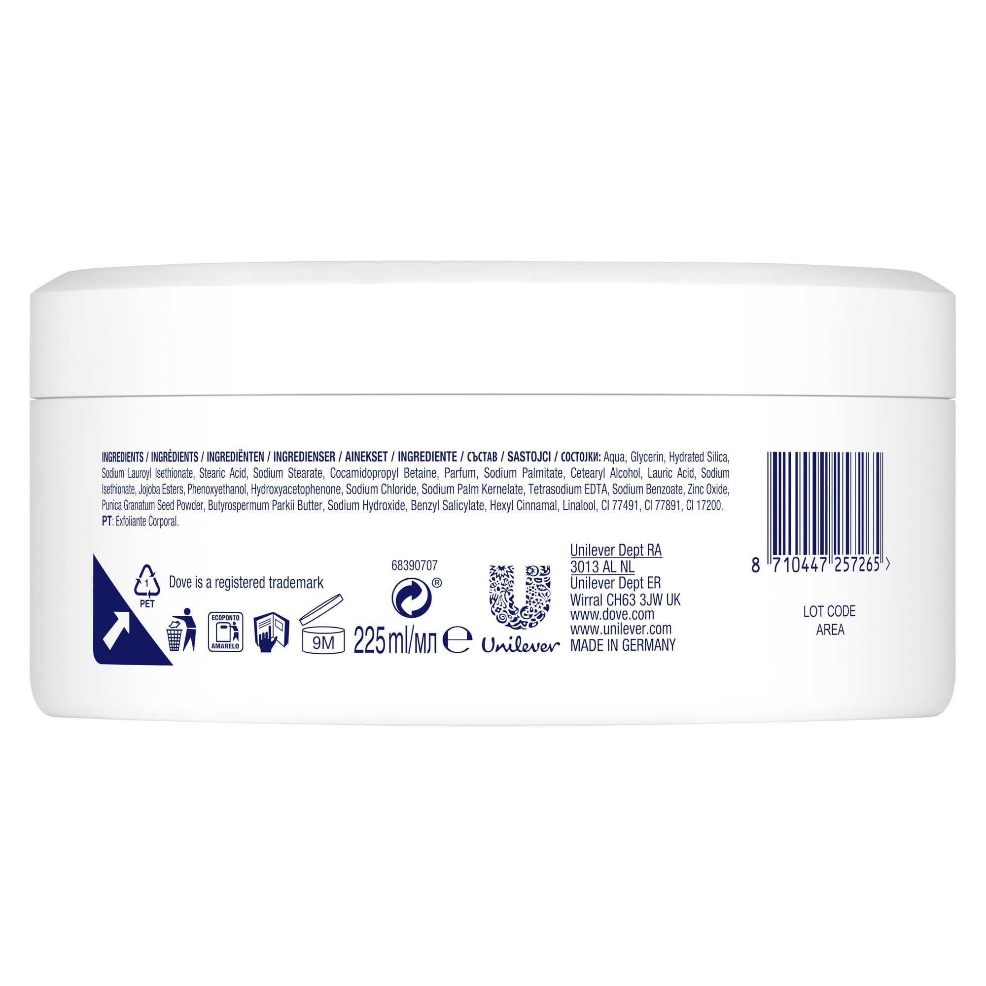 dove-creme-dusch-peeling-granatapfel-sheabutter-body-scrub-4x-225-ml-k-rperpeeli image 2