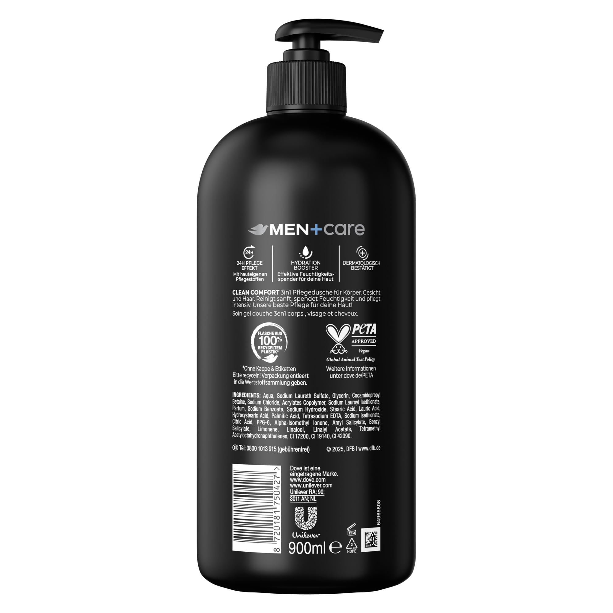 dove-men-care-clean-comfort-3-in-1-duschgel-dfb-edition-900-ml-24h-pflege-effekt image 3