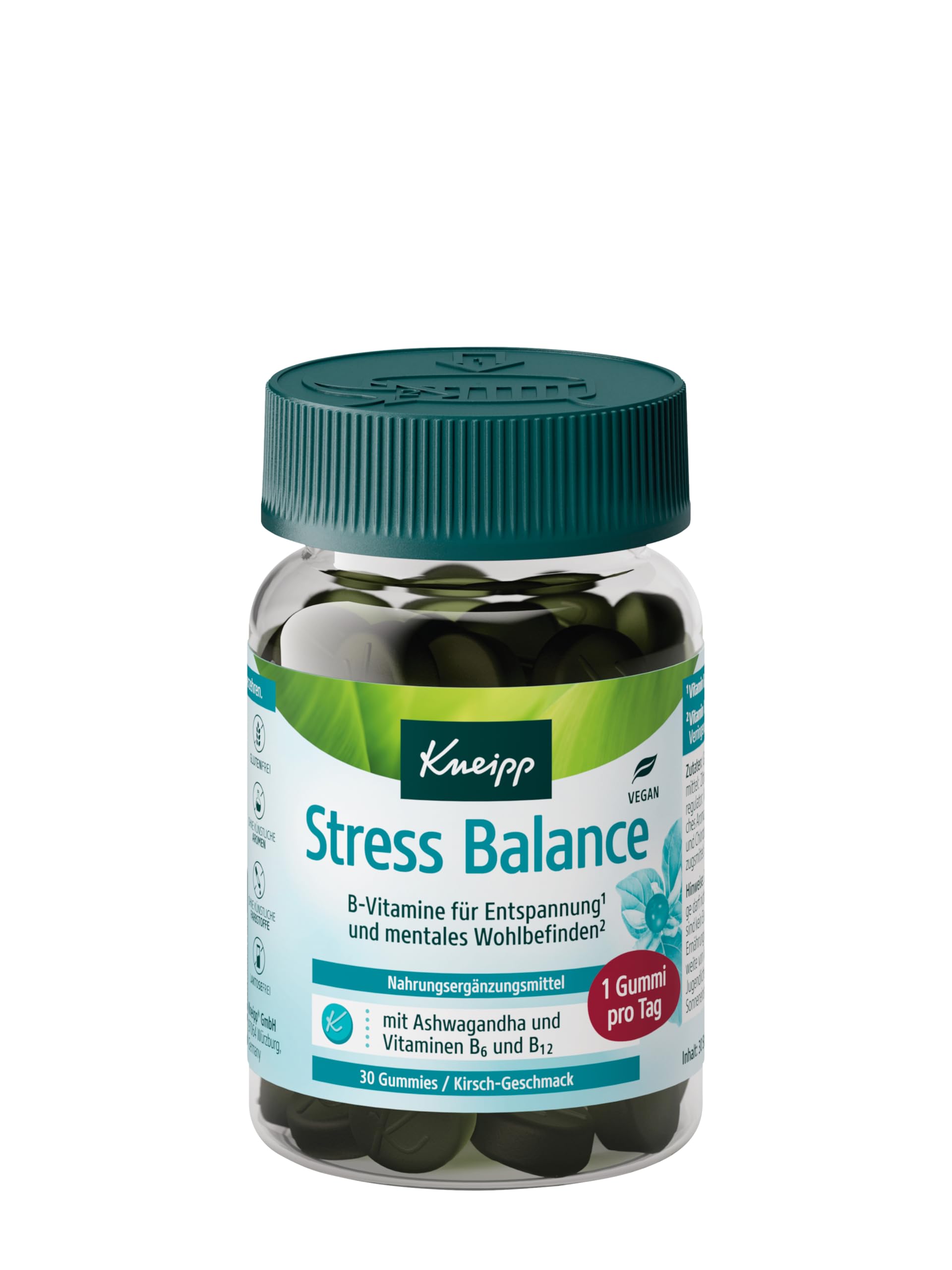 kneipp-stress-balance-gummies-ashwagandha-mit-vitamin-b6-b12-kirsch-geschmack-ve image 1