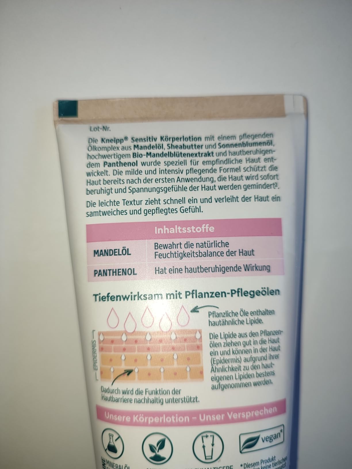 Endlich eine Lotion ohne Brennen