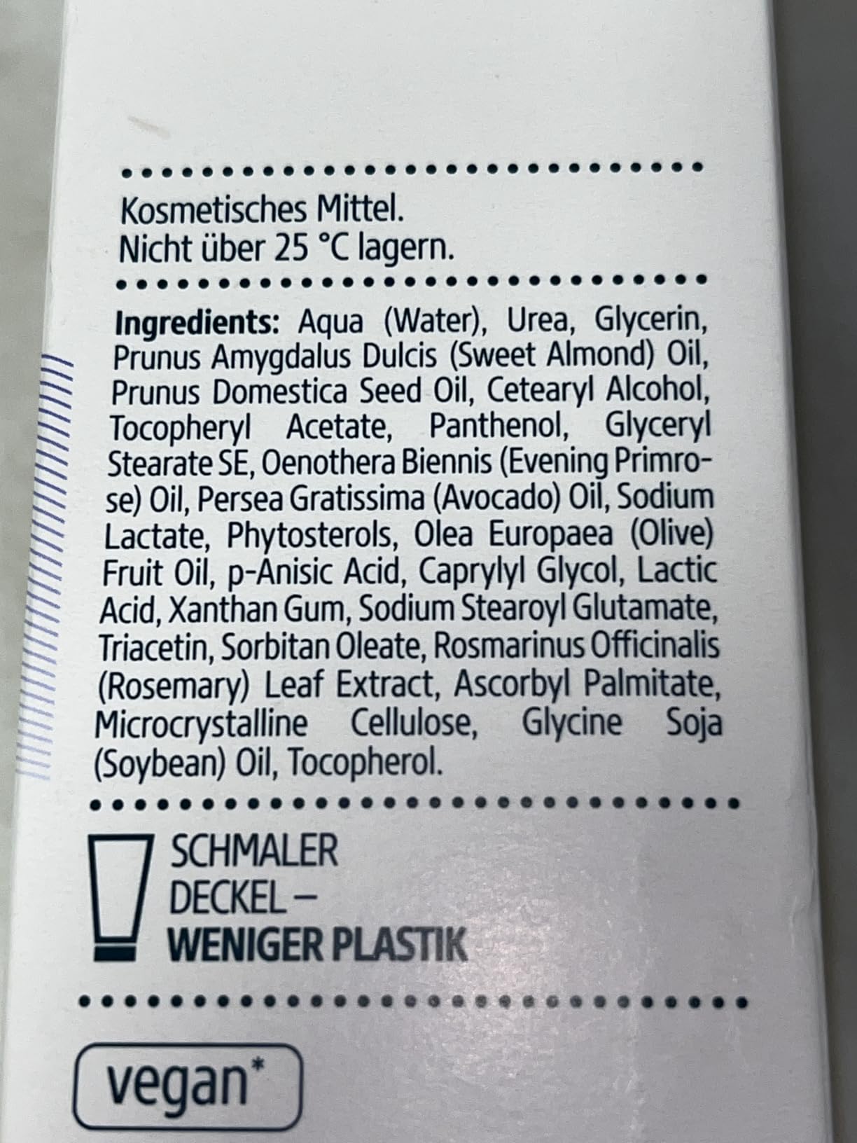 Sehr empfehlenswert bei sehr trockener Haut