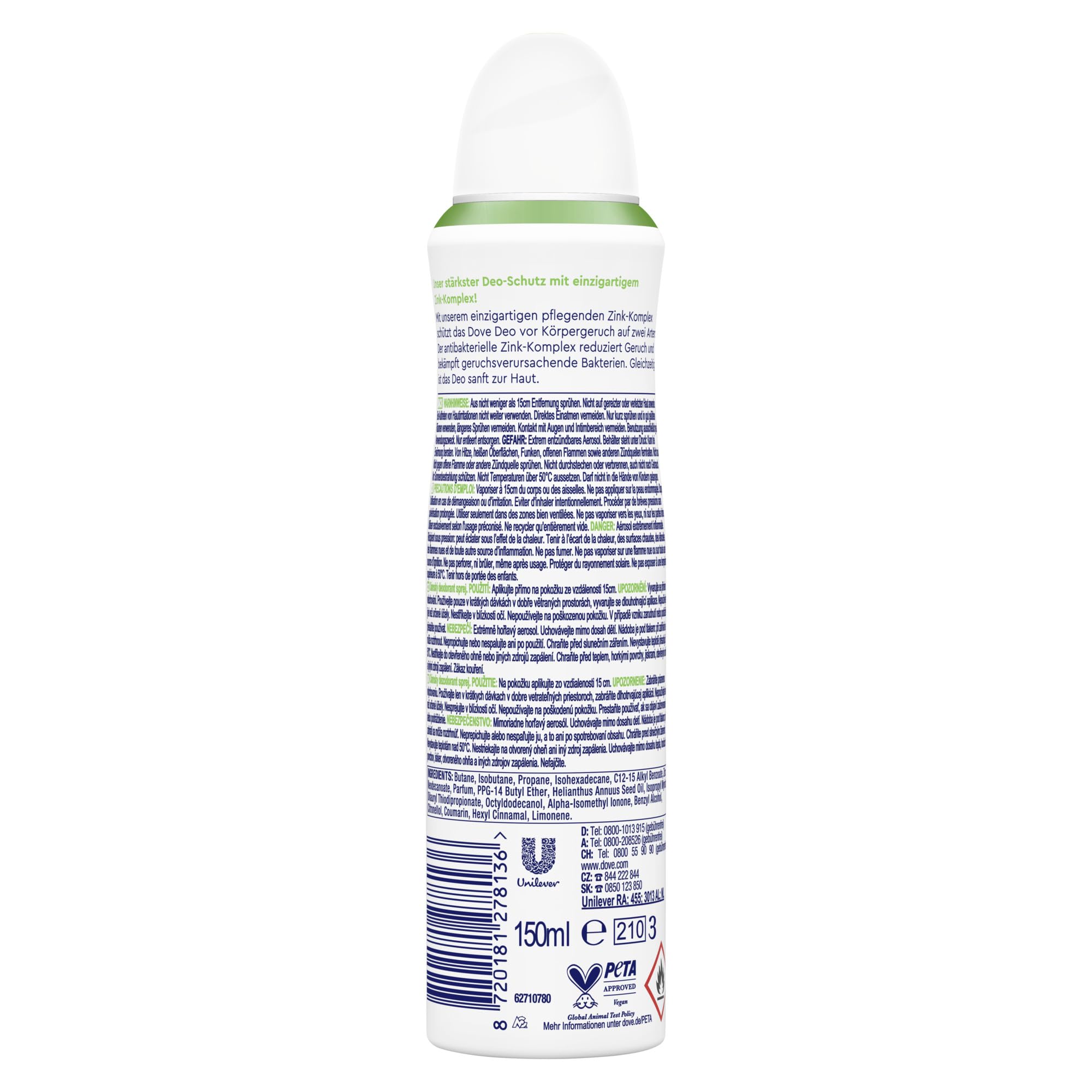 dove-deodorant-spray-gurkenduft-150-ml-deo-mit-zink-komplex-und-0-aluminiumsalze image 3