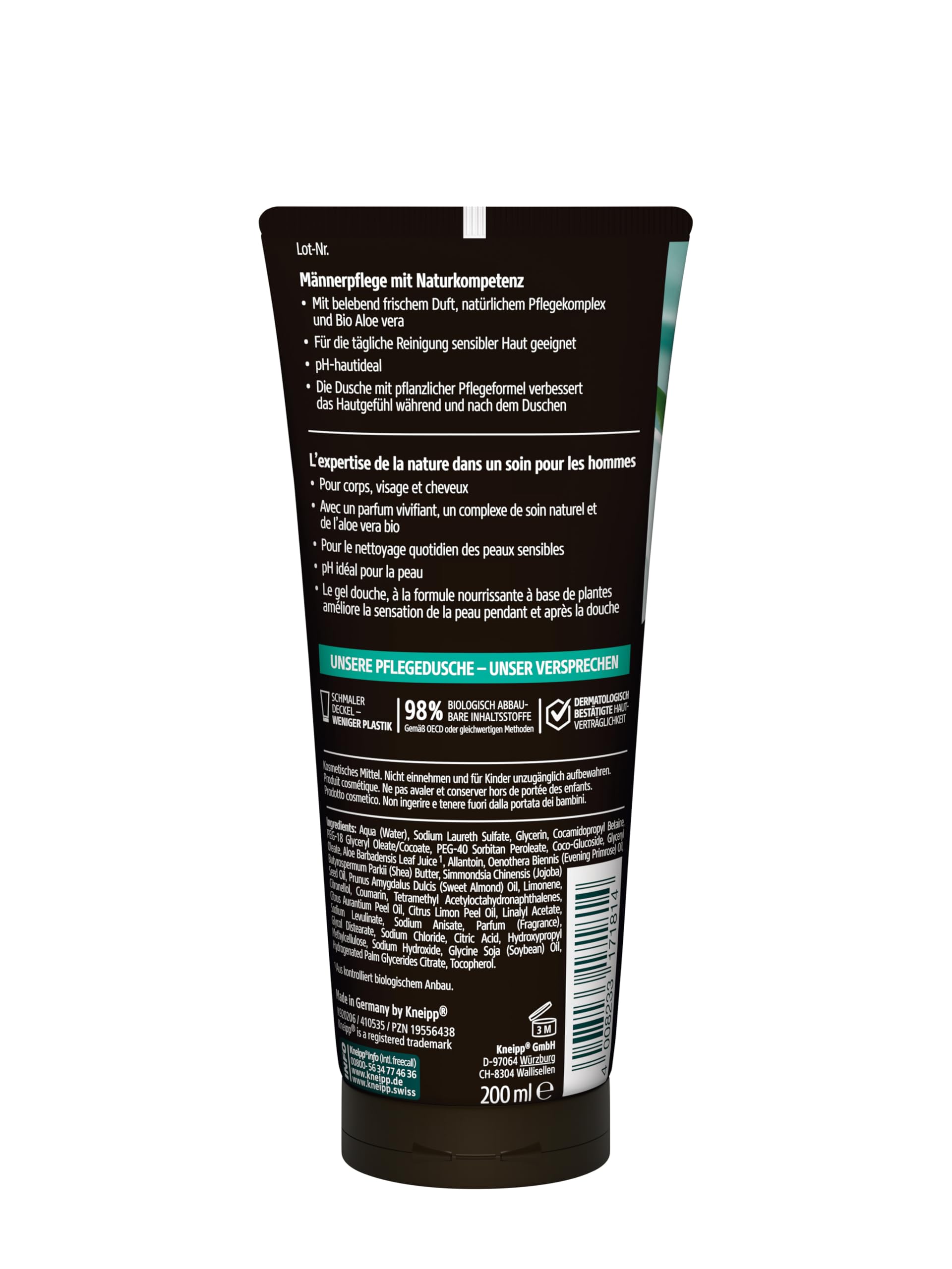 kneipp-men-3-in-1-pflegedusche-sensitiv-200-ml-dusche-f-r-haut-haar-gesicht-mit- image 2