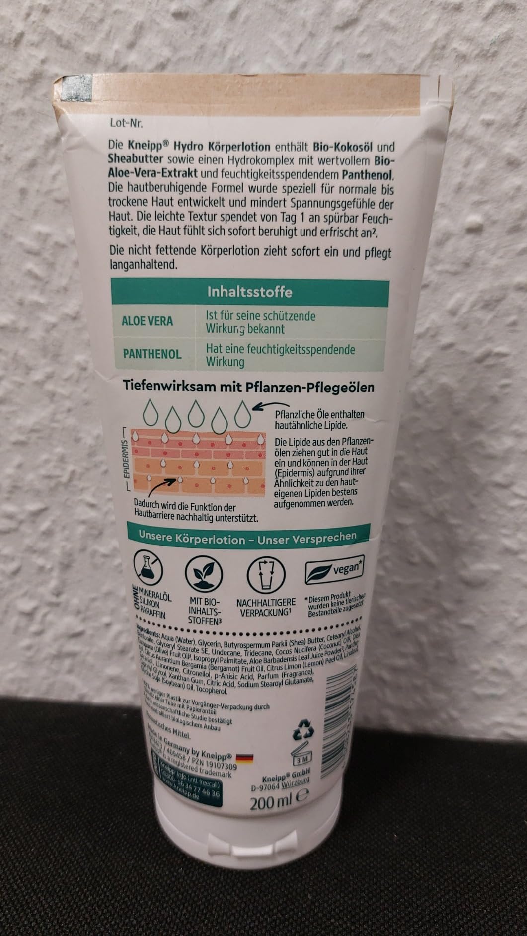Zuverlässige Feuchtigkeit