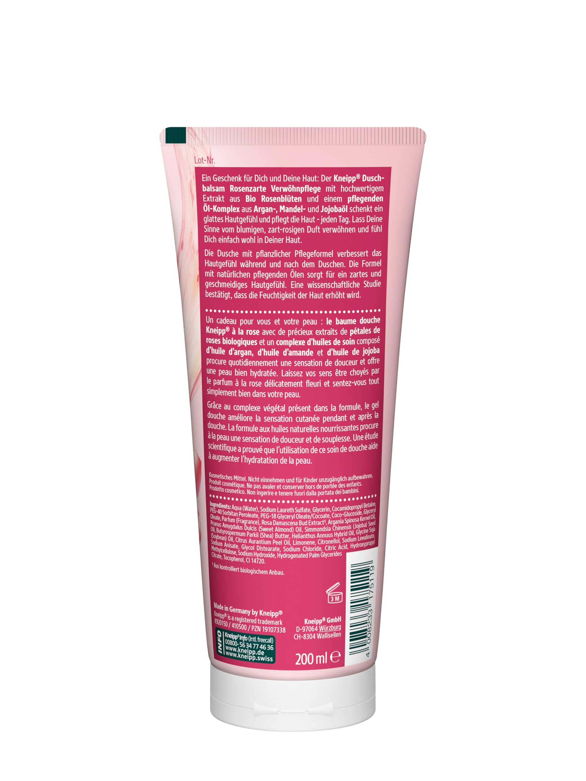 kneipp-duschbalsam-rosenzarte-verw-hnpflege-mit-bio-rosenbl-ten-extrakt-l-komple image 2