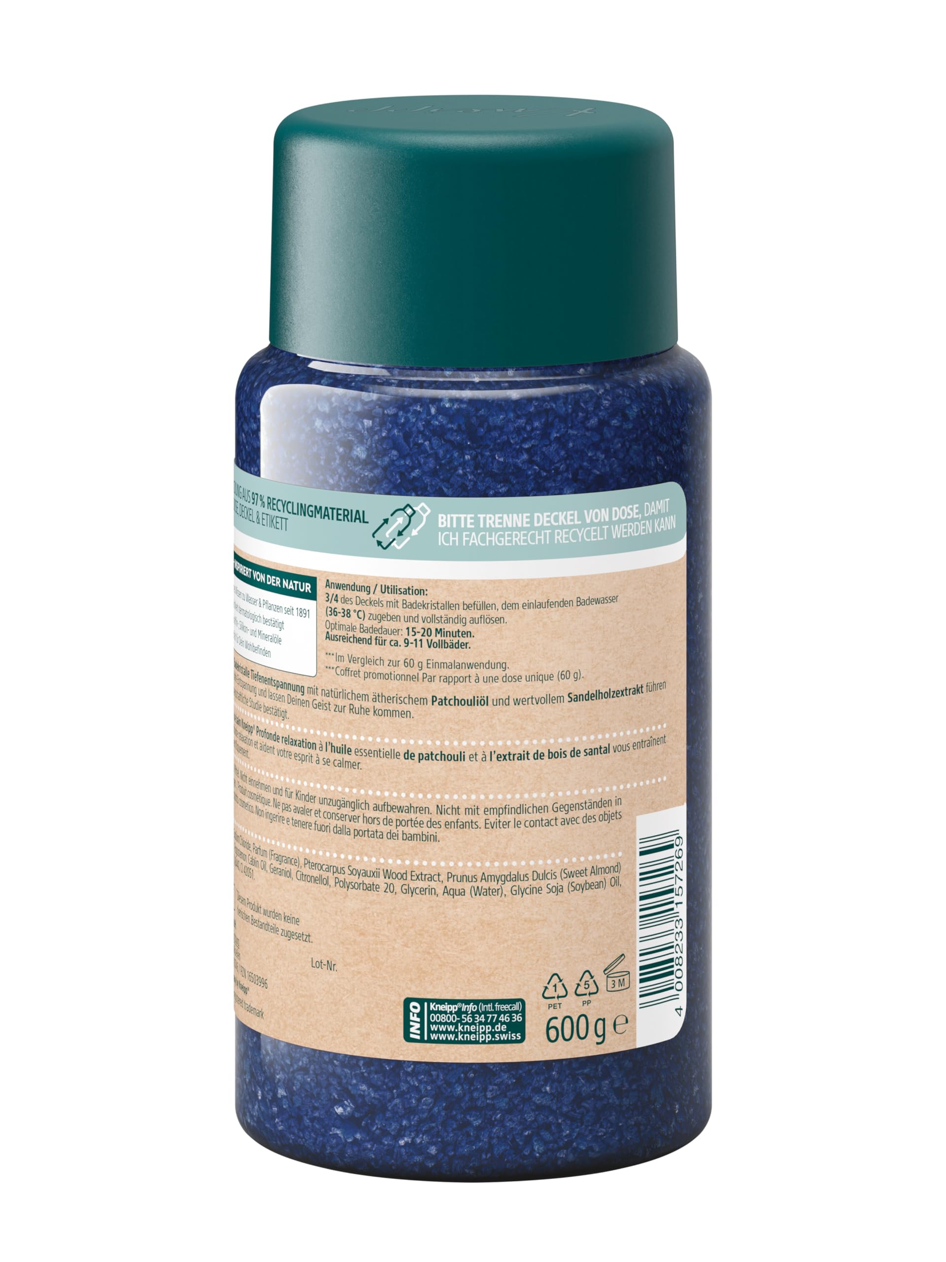 kneipp-badekristalle-tiefenentspannung-patchouli-sandelholz-600-g-badesalz image 3