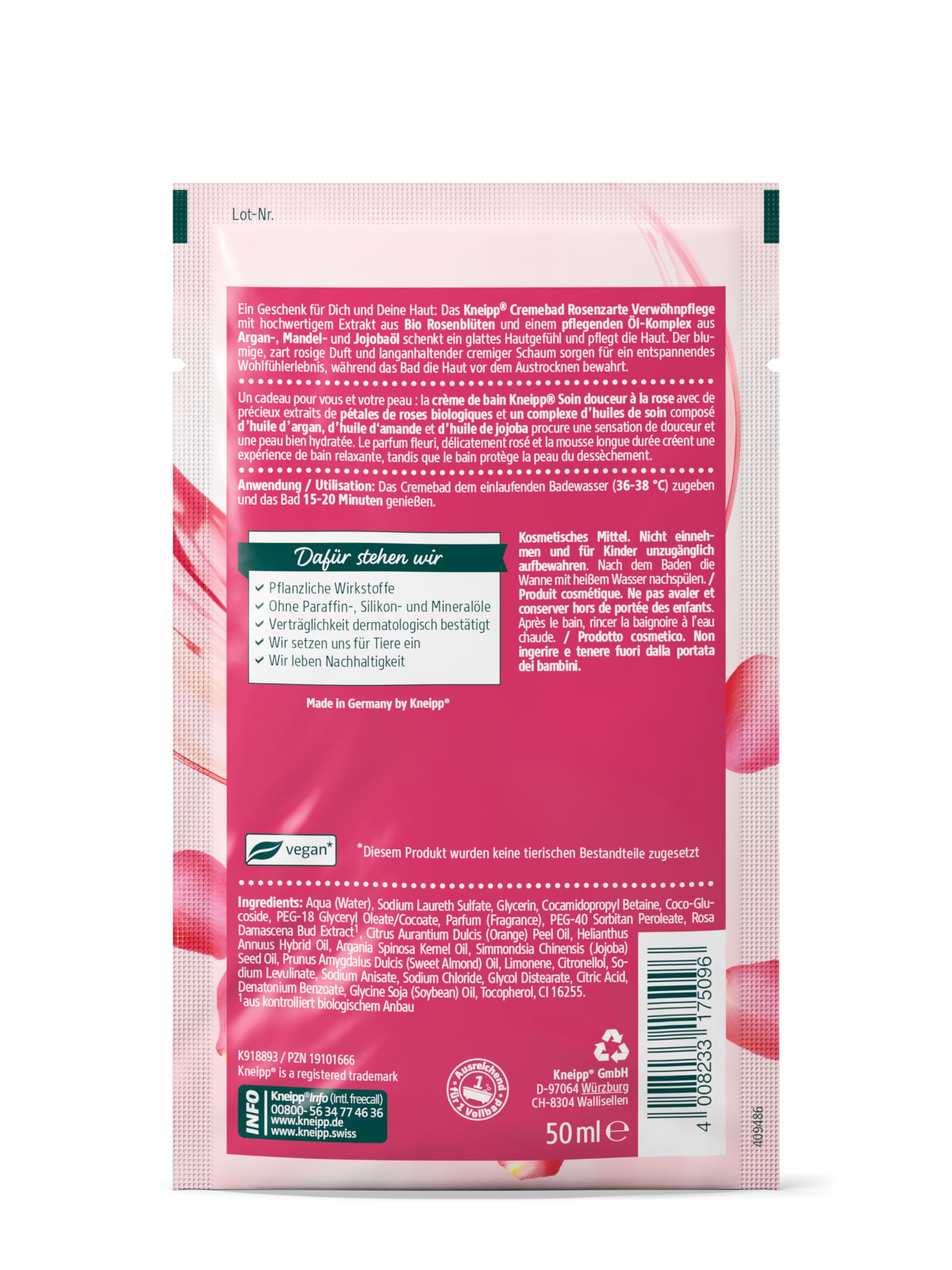 kneipp-cremebad-rosenzarte-verw-hnpflege-50-ml-badezusatz-mit-bio-rosenbl-ten-ex image 2