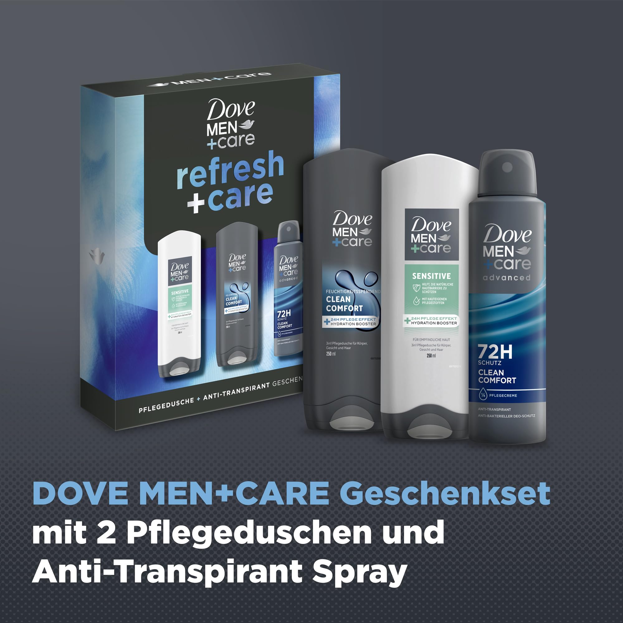 dove-men-care-geschenkbox-refresh-care-2x-3-in-1-pflegedusche-sensitive-clean-co image 4
