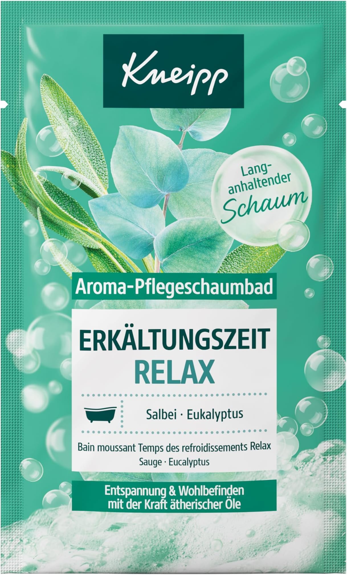 kneipp-aroma-pflegeschaumbad-erk-ltungszeit-relax-salbei-eukalyptus-15-x-50-ml image 5