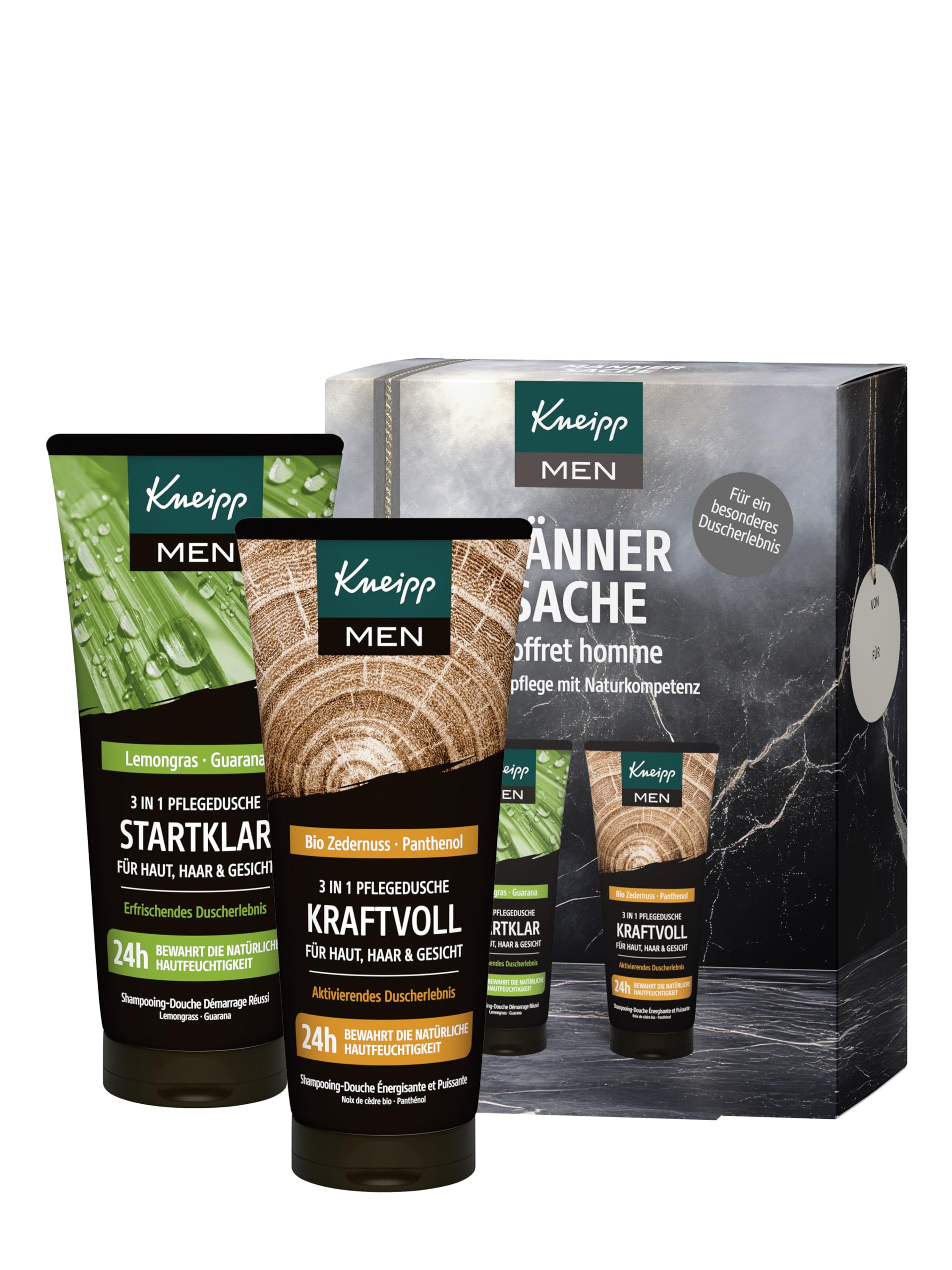 kneipp-geschenkset-m-nnersache-2-x-200-ml-3-in-1-pflegeduschen-startklar-kraftvo image 2