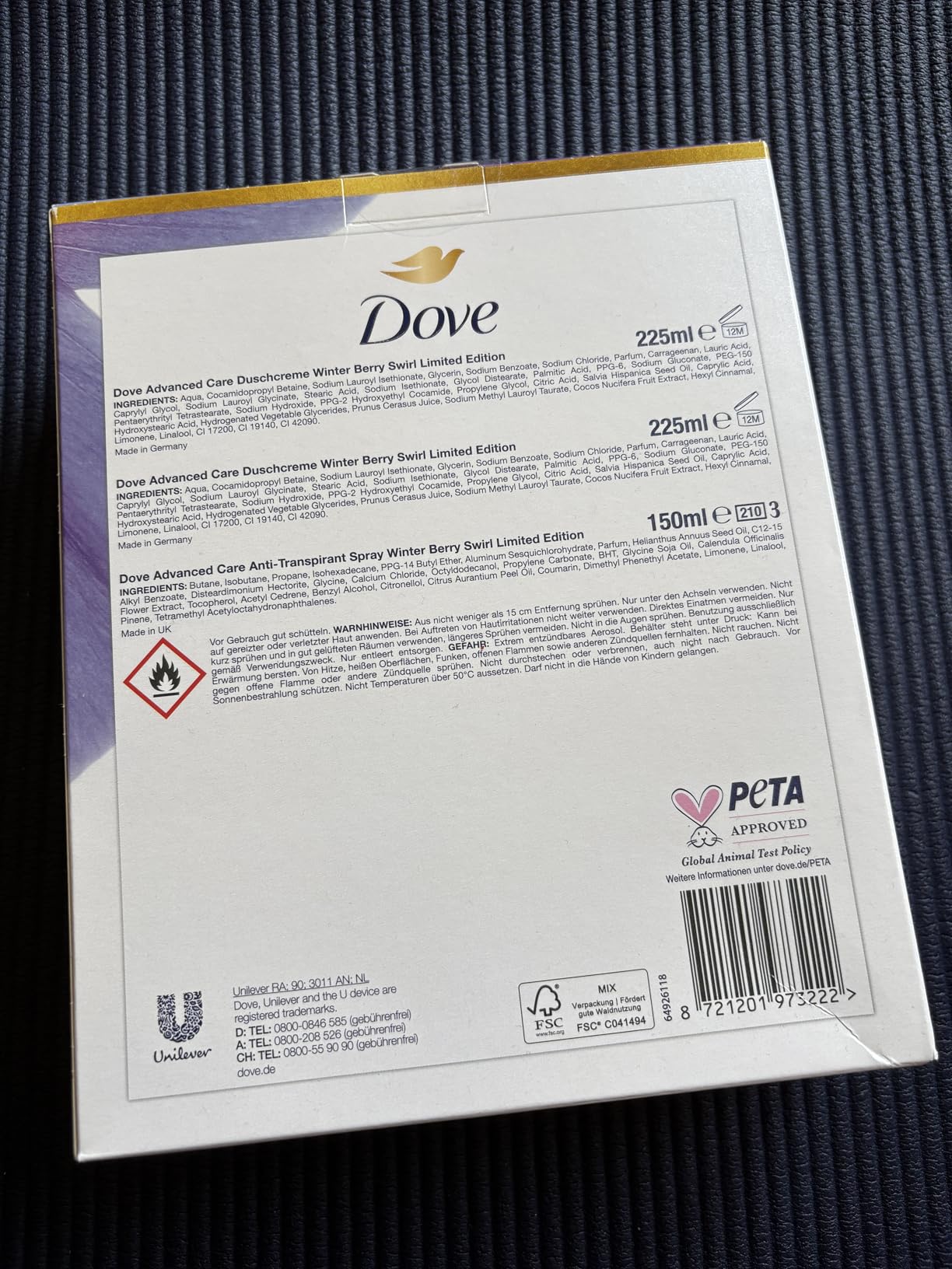 Nettes Set, Duft nicht für jeden