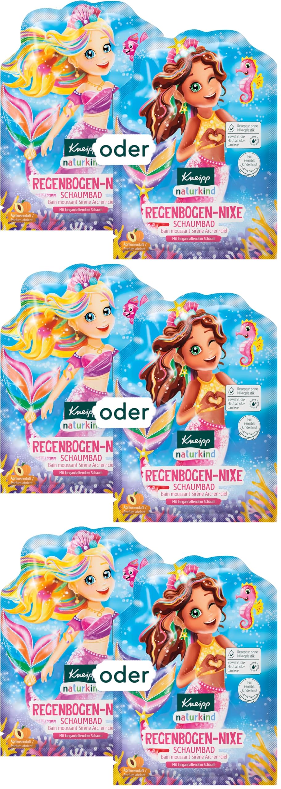 kneipp-naturkind-schaumbad-regenbogen-nixe-kinder-schaumbad-mit-nat-rlichem-apri image 5