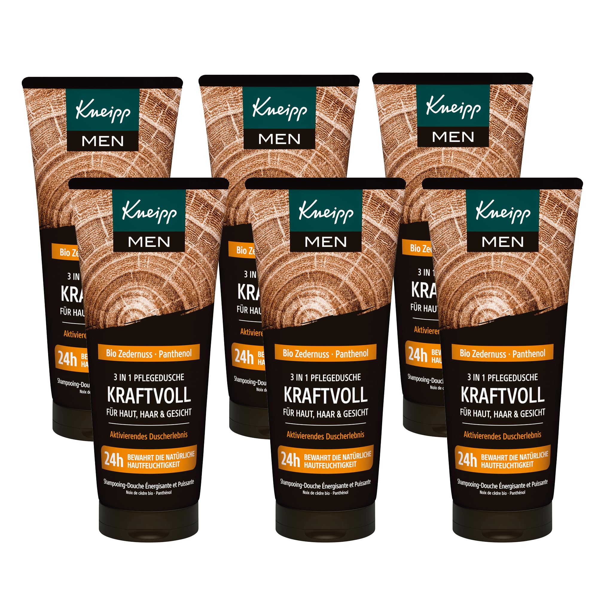 kneipp-men-3-in-1-pflegedusche-kraftvoll-6-x-200-ml-multipack-duschgel-f-r-haut- image 1