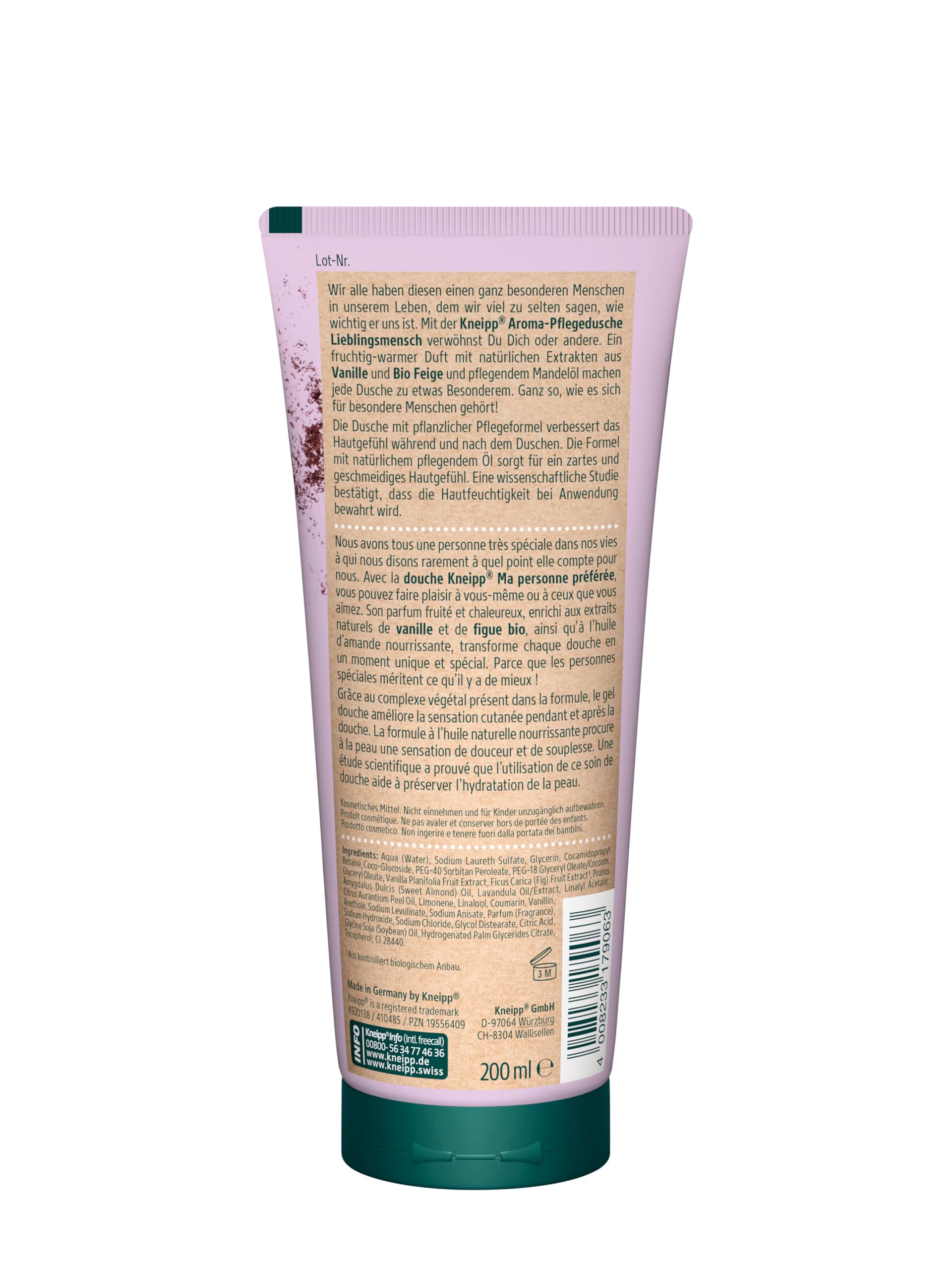 kneipp-aroma-pflegedusche-lieblingsmensch-200-ml-duschgel-mit-vanille-bio-feige- image 2