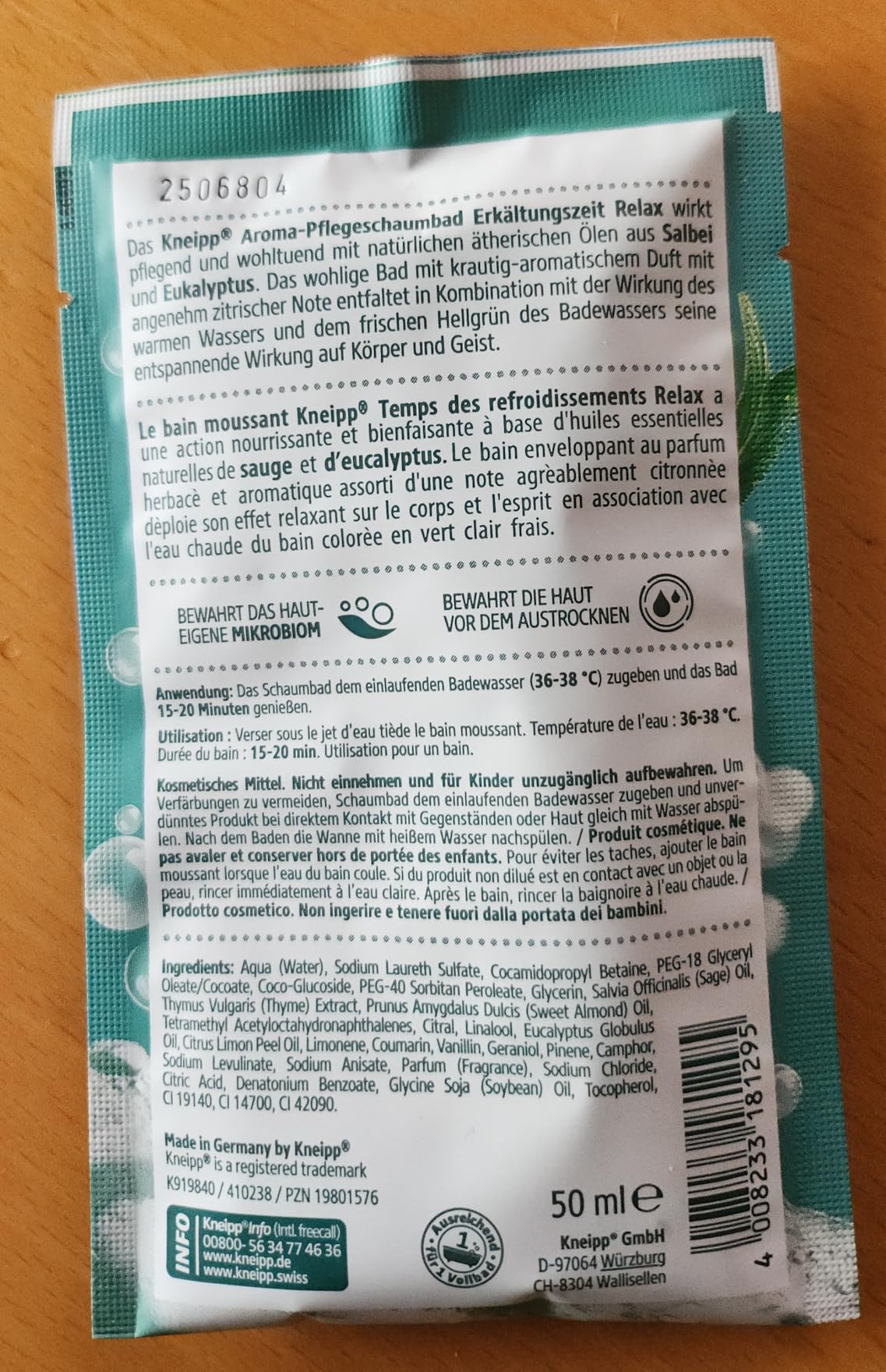 Duft sehr intensiv